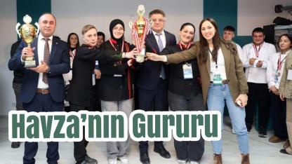 Havza Şehit Recep Şahin MTAL Karadeniz Bölge Birincisi Oldu