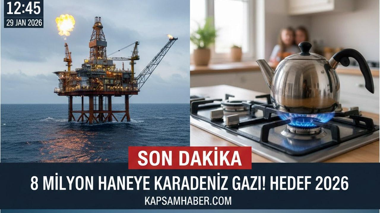 Mutfaktaki Doğalgazın Rengi Değişiyor! Karadeniz Gazında Dev Hedef: 8 Milyon Haneye Yetim Kapasitesiyle 2026'ya Damga Vuracak