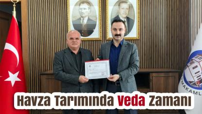 Kaymakam Ayvat’dan Sağlam’a Başarı Belgesi