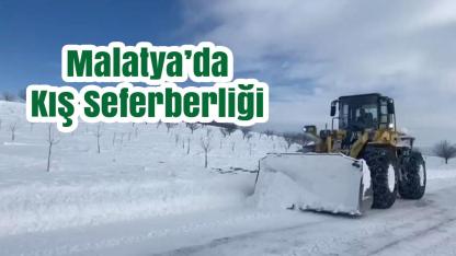 Malatya’da Kış Seferberliği: 66 Mahallede 1 527 Kilometrelik Yol Ulaşıma Açıldı