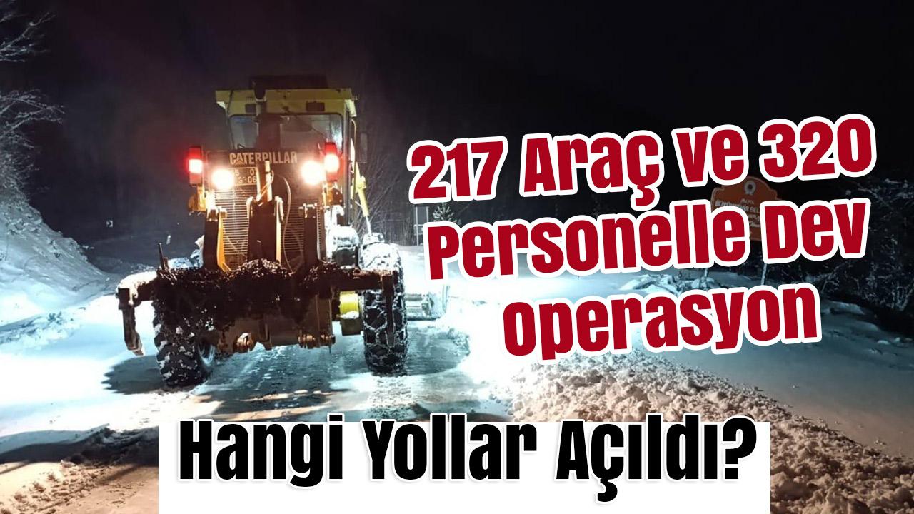 Samsun'da Kar Seferberliği: 346 Mahalle Yolu Açıldı! Başkan Halit Doğan: "Kar Esarete Dönüşmeyecek"