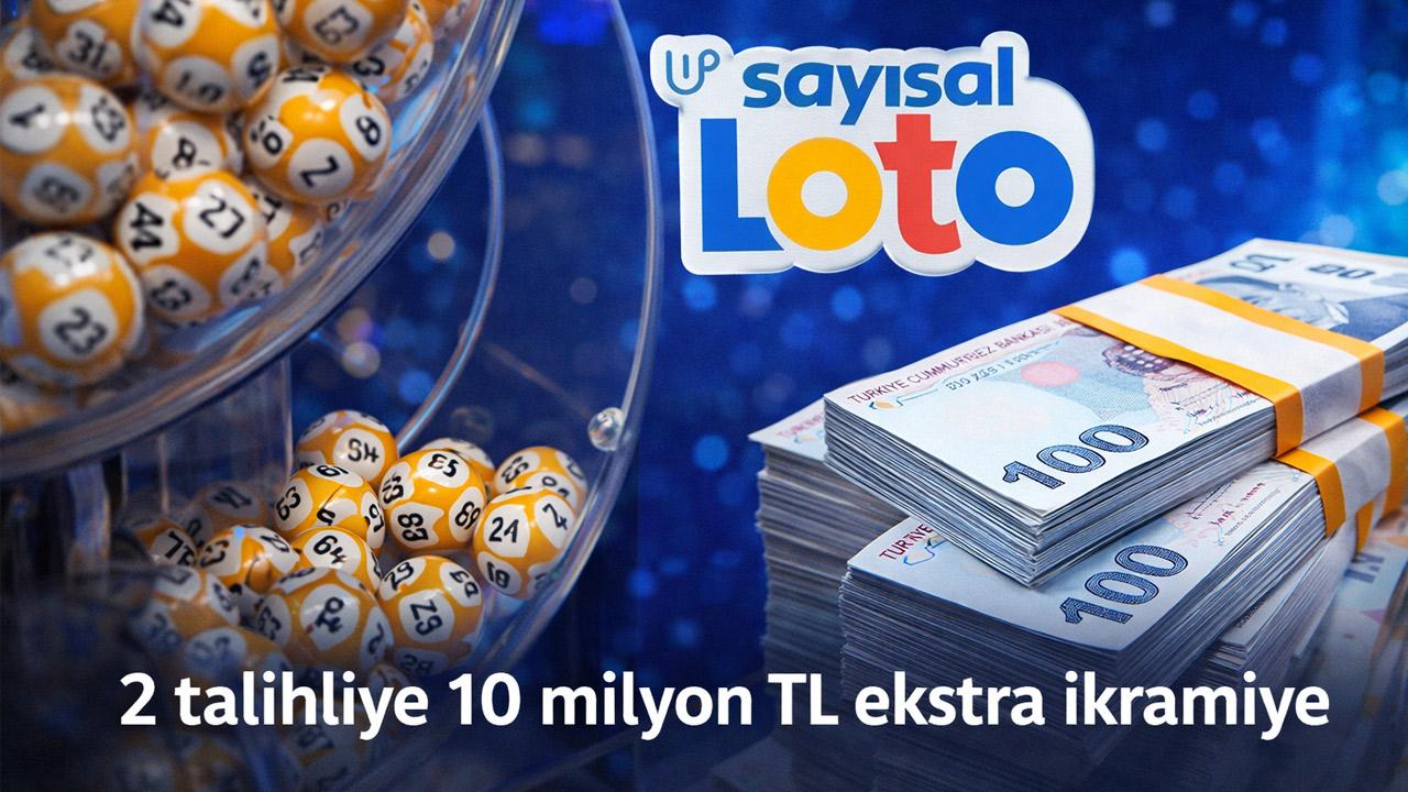 Sayısal Loto Çekilişinde İki Talihli Ekstra İkramiye Kazandı