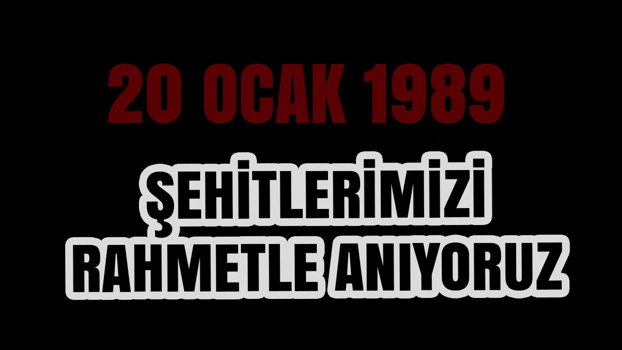 Siyahın En Derin Tonu: 20 Ocak 1989... Unutmadık, Unutmayacağız!