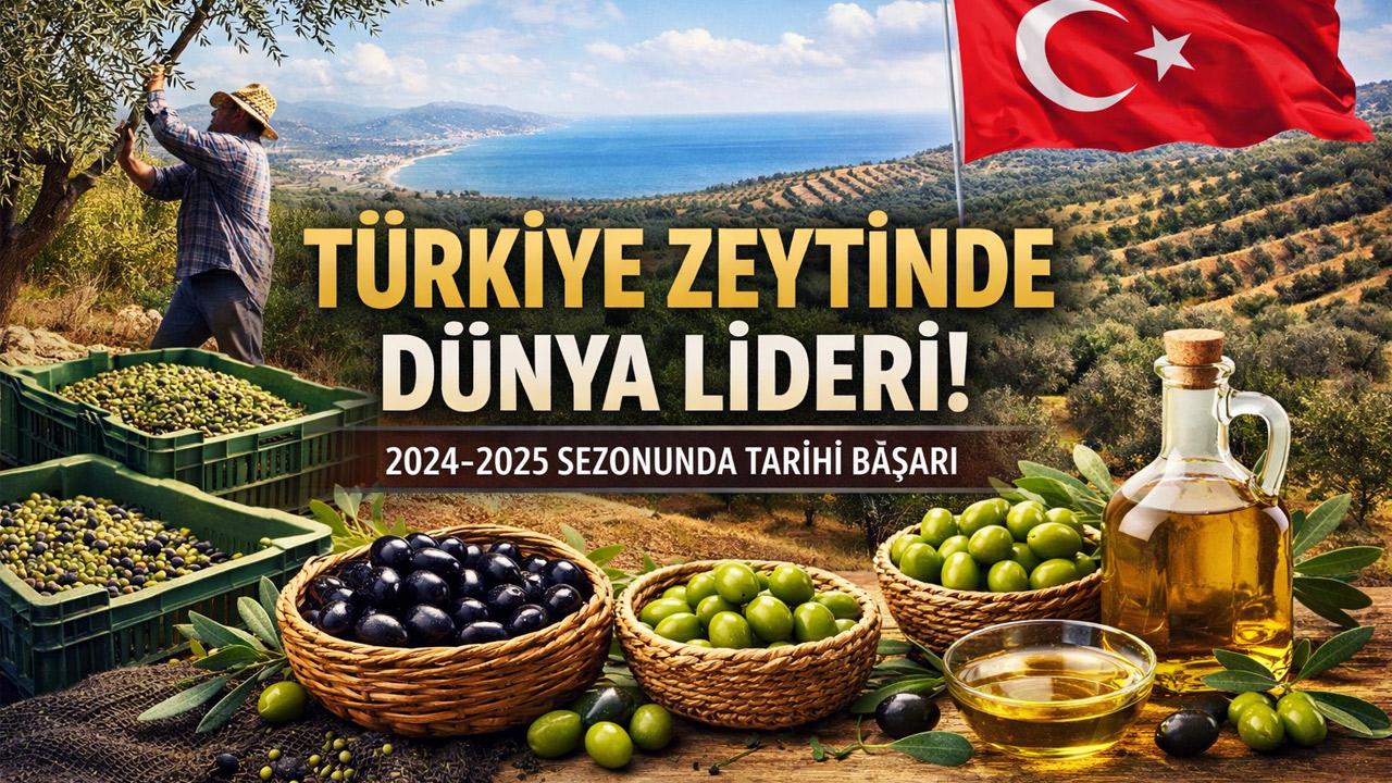 Türkiye Zeytinde Zirveye Yerleşti: Sofralık Zeytinde Dünya Birinciliği