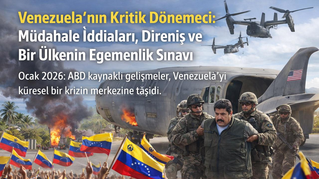 Venezuela’da Kritik Kırılma: Müdahale İddiaları, Direniş ve Bir Ülkenin Egemenlik Sınavı