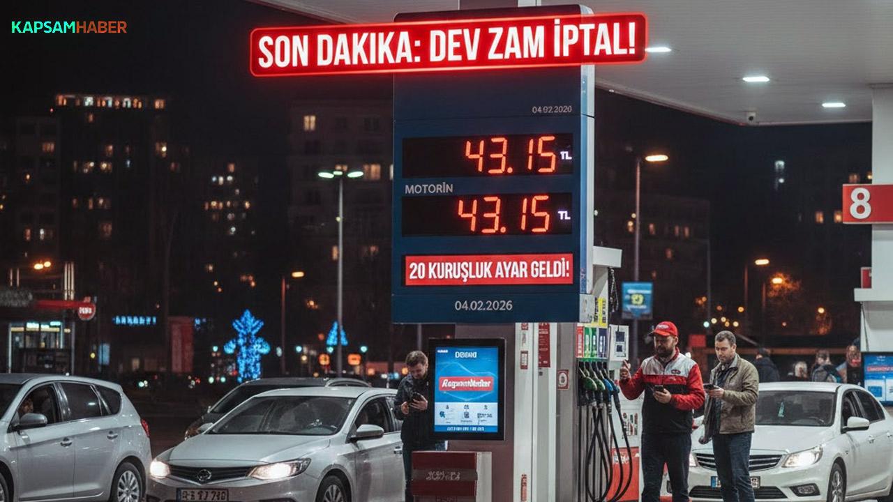 AKARYAKITTA SON DAKİKA: 2,74 TL’lik Dev Zam İptal! Araç Sahiplerine Beklenmedik Sürpriz...