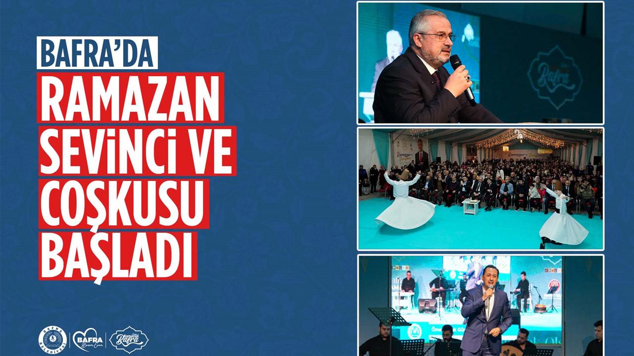Bafra’da Ramazan Sevinci Meydanlara Taştı