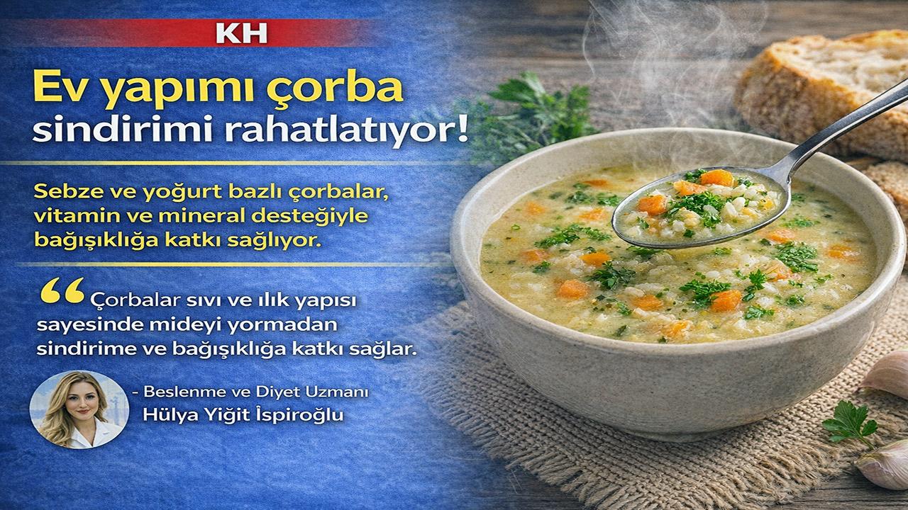 Ev Yapımı Çorba Sindirimi Rahatlatıyor!