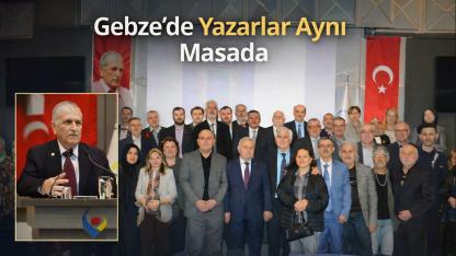 Gebze’de Yerel Yazarlar Aynı Masada