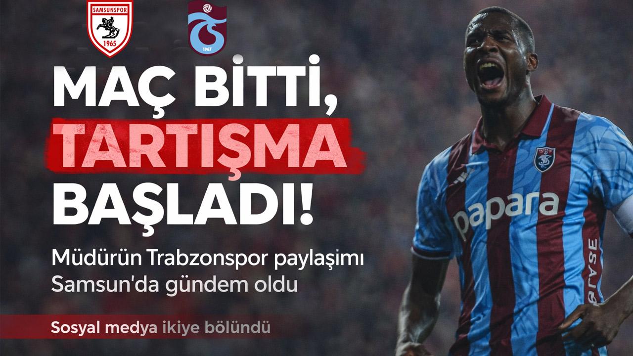Müdürün Trabzonspor Paylaşımı Tartışma Yarattı