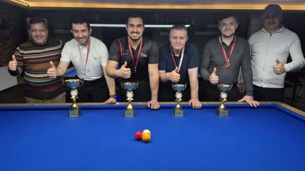 Samsun’da 3 Bant Bilardo İl Birinciliği Tamamlandı