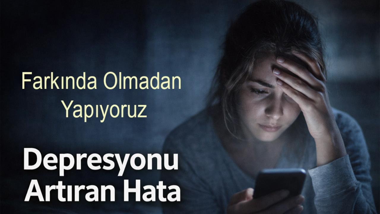 Uzman Uyardı: Herkesin Yaptığı Bu Hata Depresyonu Artırıyor