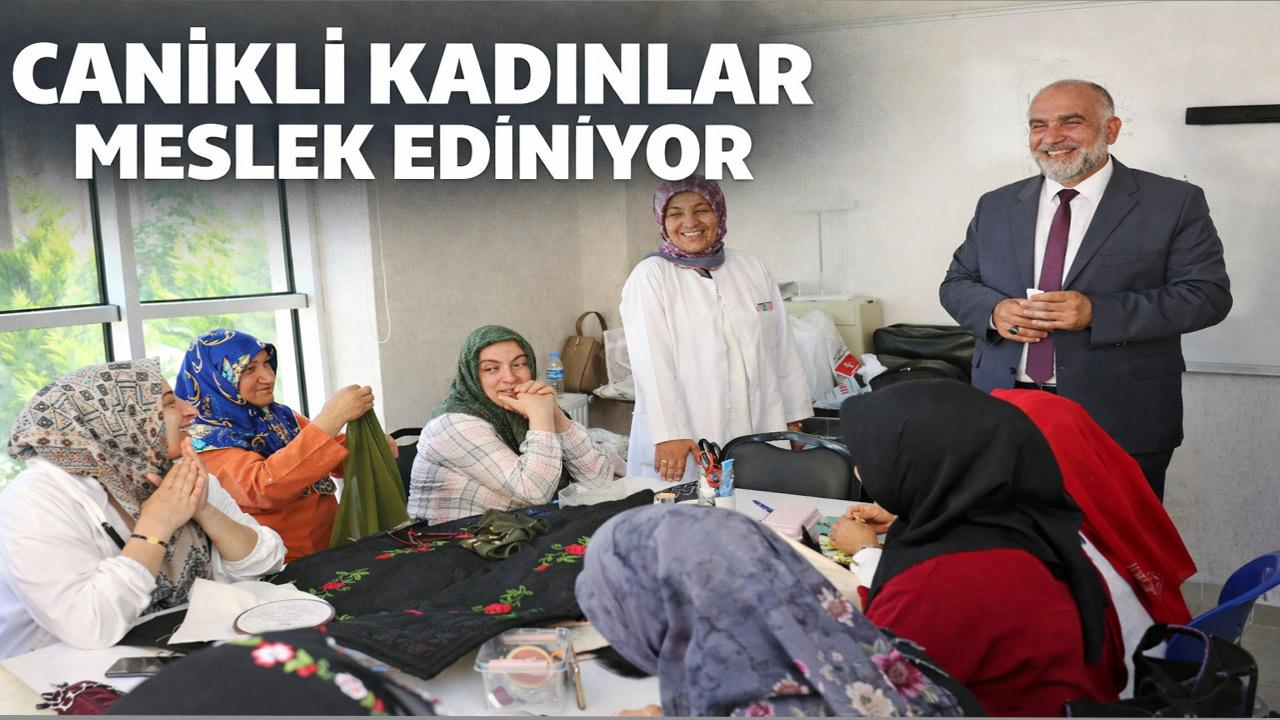 Canik’te Kadınlar Meslek Ediniyor, İstihdama Katılıyor