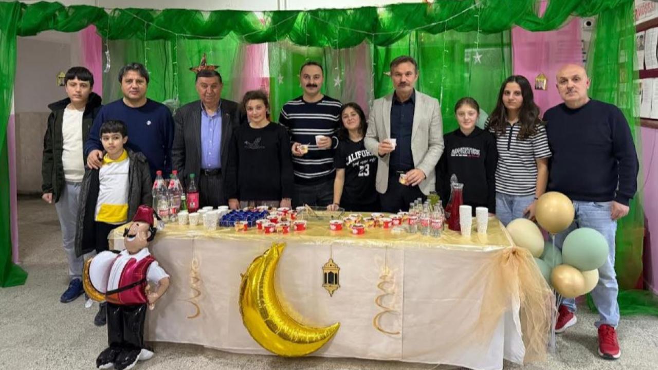 Havza'da öğrencilerden geleneksel ramazan şenliği