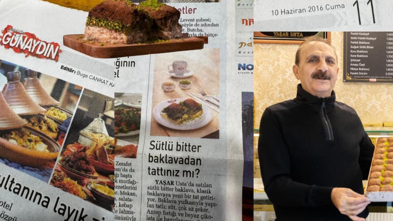 Kökleri Gelenekte, Yönü Gelecekte Bir Türk Gastronomi Lideri: Baklavacı Yaşar Usta