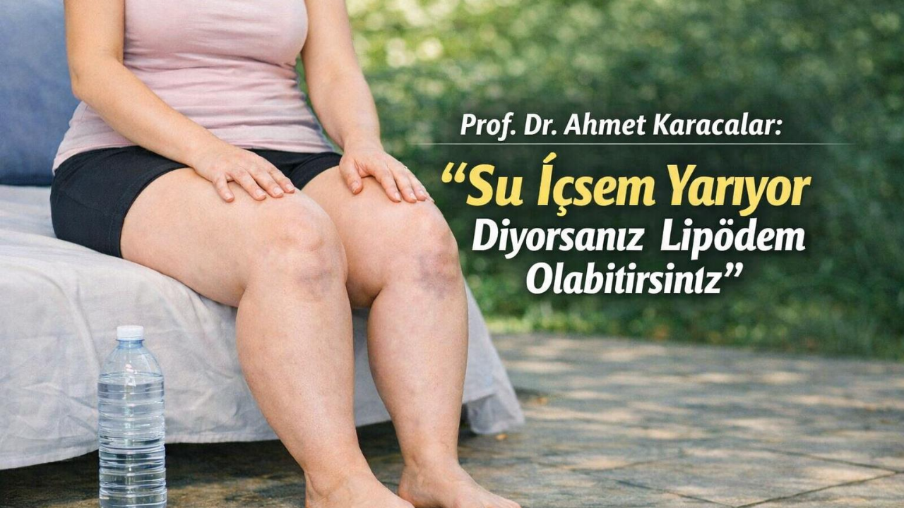 Prof. Dr. Ahmet Karacalar: Su İçsem Yarıyor Diyorsanız Lipödem Olabilirsiniz