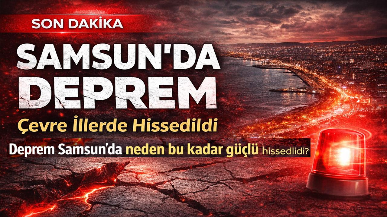 Tokat Niksar merkezli 5.5 büyüklüğünde deprem! Samsun’da da hissedildi