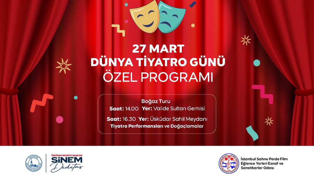Üsküdar’da Dünya Tiyatro Günü’ne Özel Söyleşi Düzenlenecek