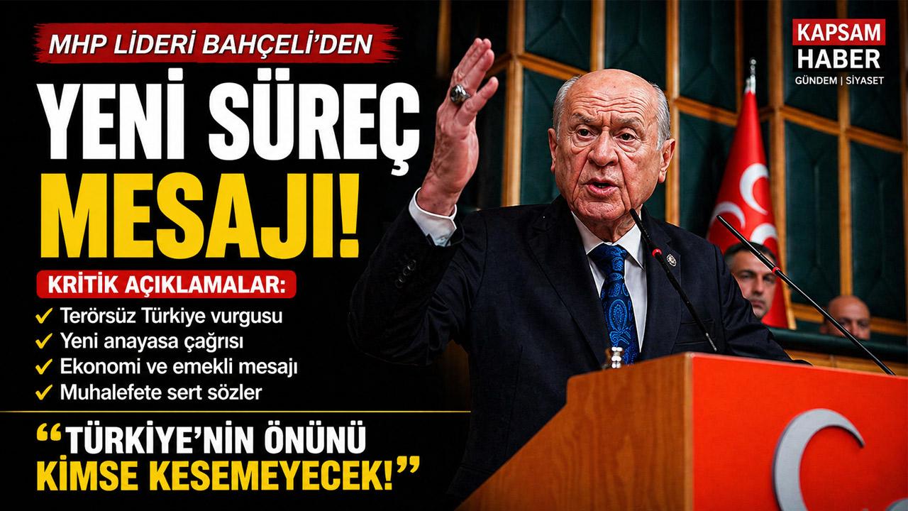 Bahçeli’den sert mesajlar: 3 Mayıs, Kerkük ve Avrupa’ya net çıkış