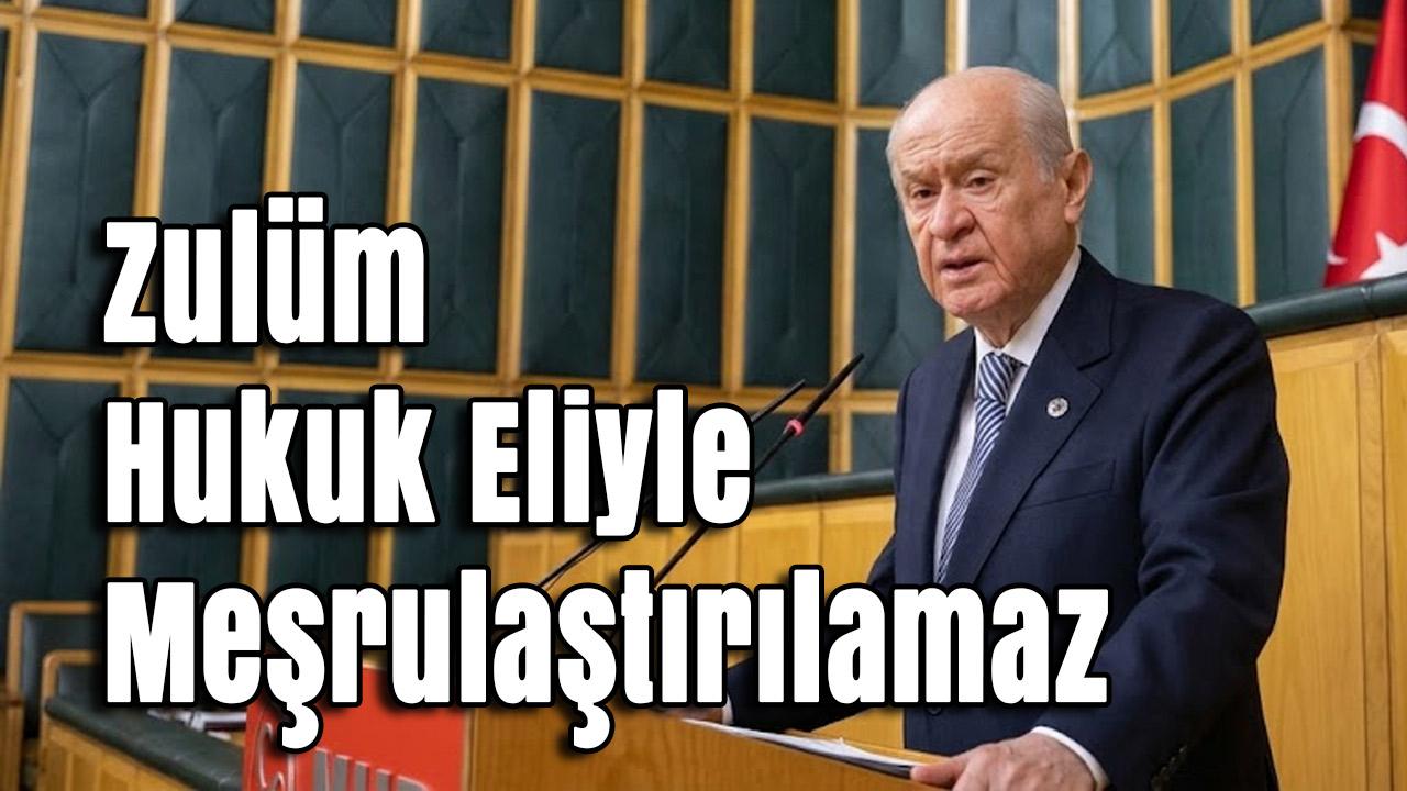 Bahçeli’den Tarihi Çağrı: "Dünya Barış Konseyi Derhal Kurulmalı!"