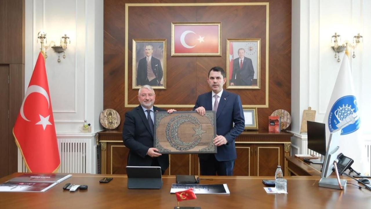 Bakan Murat Kurum’dan Çorum Belediyesi’ne ziyaret