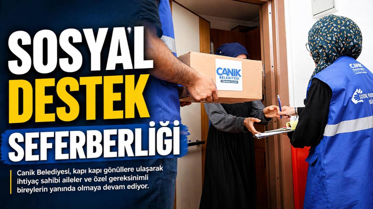 Canik Belediyesi kapı kapı gönüllere ulaşıyor