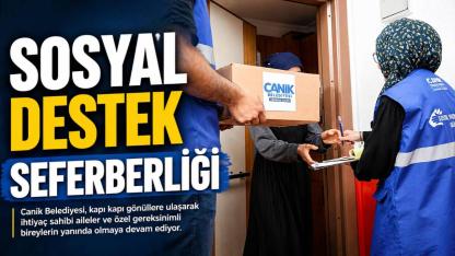 Canik Belediyesi kapı kapı gönüllere ulaşıyor