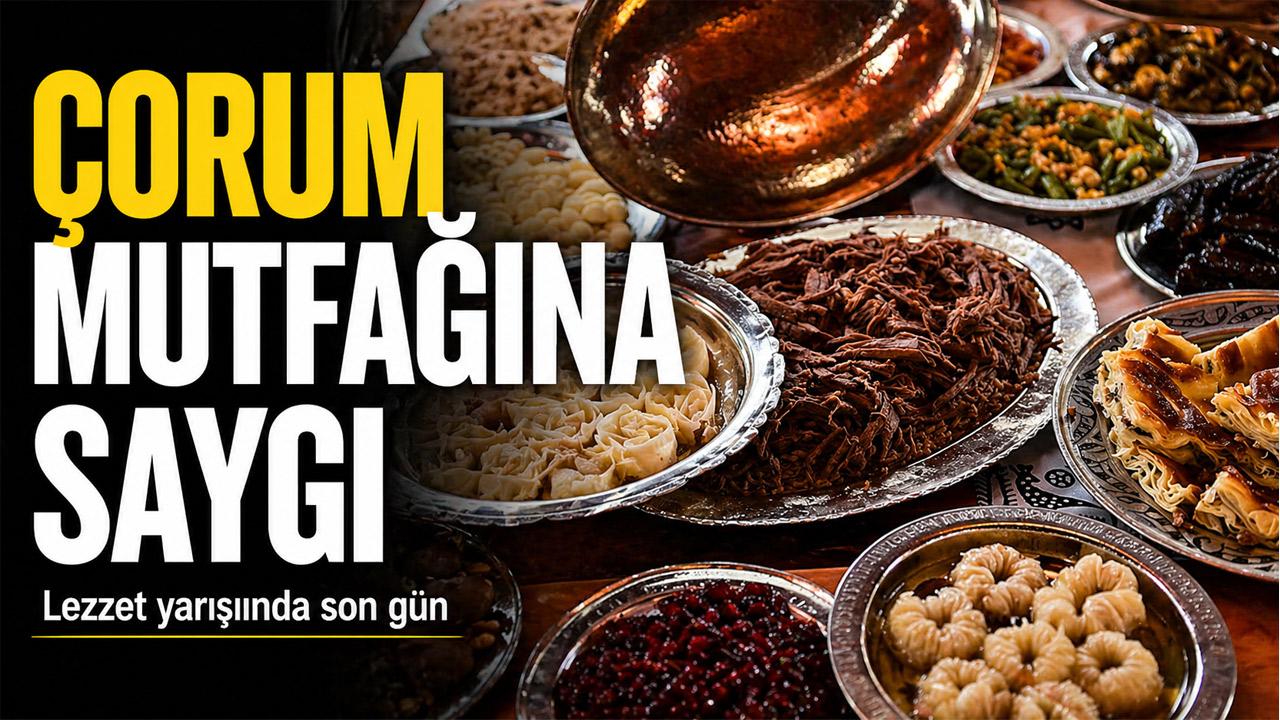 Çorum mutfağı yarışmasına son gün