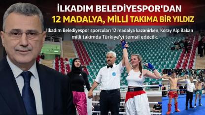 İlkadım Belediyespor’dan 12 Madalya, Milli Takıma Bir Yıldız