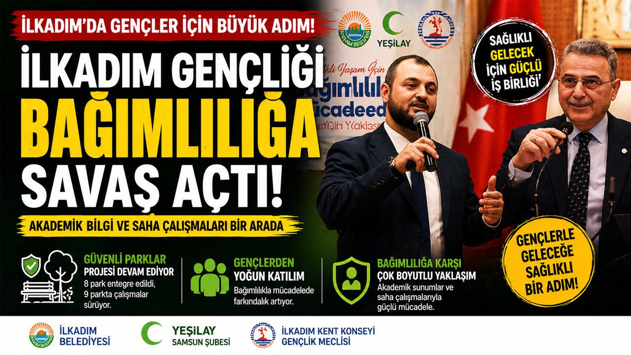 İlkadım gençliği bağımlılığa savaş açtı