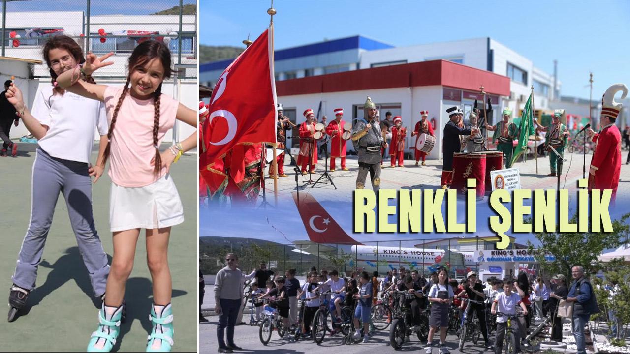 İzmir’de pedallar umuda döndü, uçurtmalar gökyüzünü renklendirdi