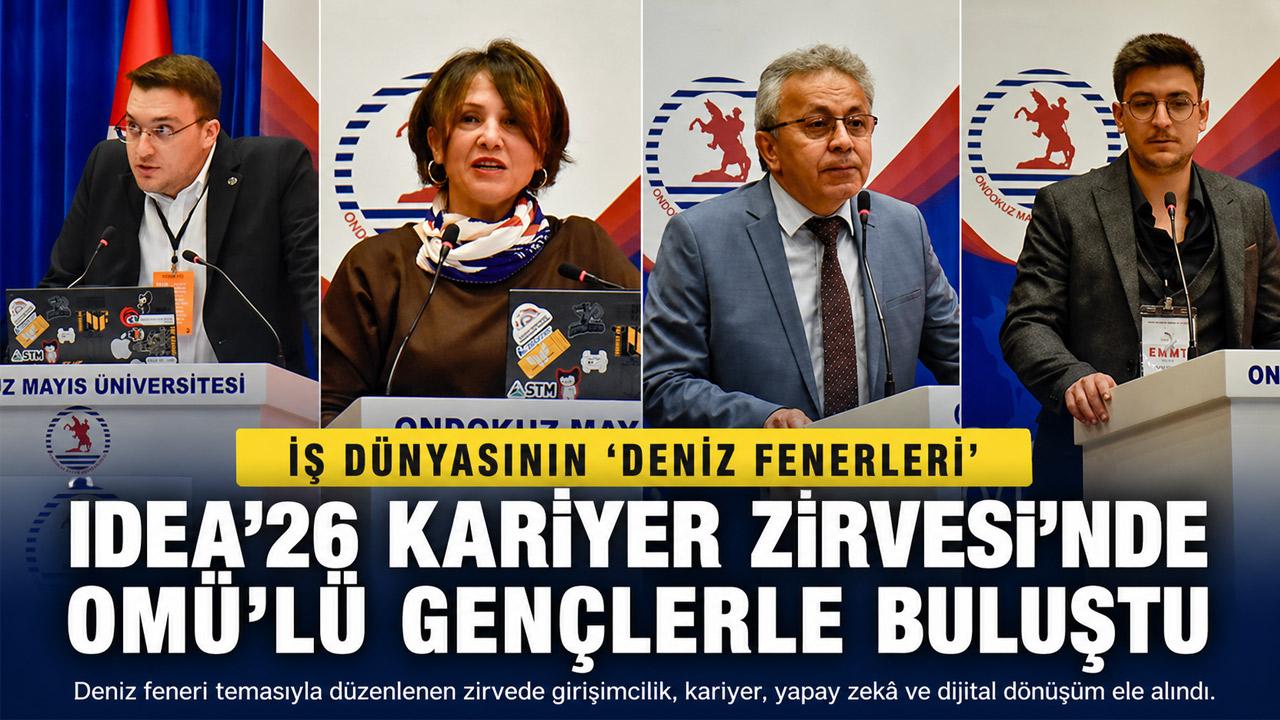 OMÜ’de kariyer zirvesi gençlere yön verdi: ‘Umut ve rehber’ öne çıktı