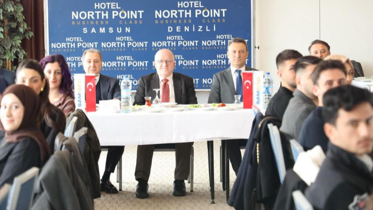 Samsun’da liderlik köprüsü kuruldu: Gençler patronlarla buluştu