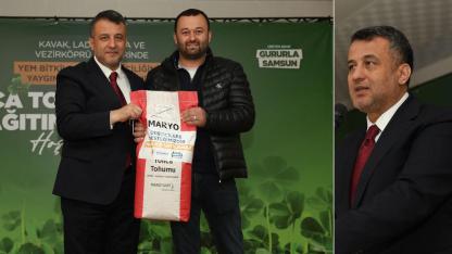 Samsun’da Üreticiye 15 Milyon TL’lik Destek: Tohum ve Gübre Dağıtıldı