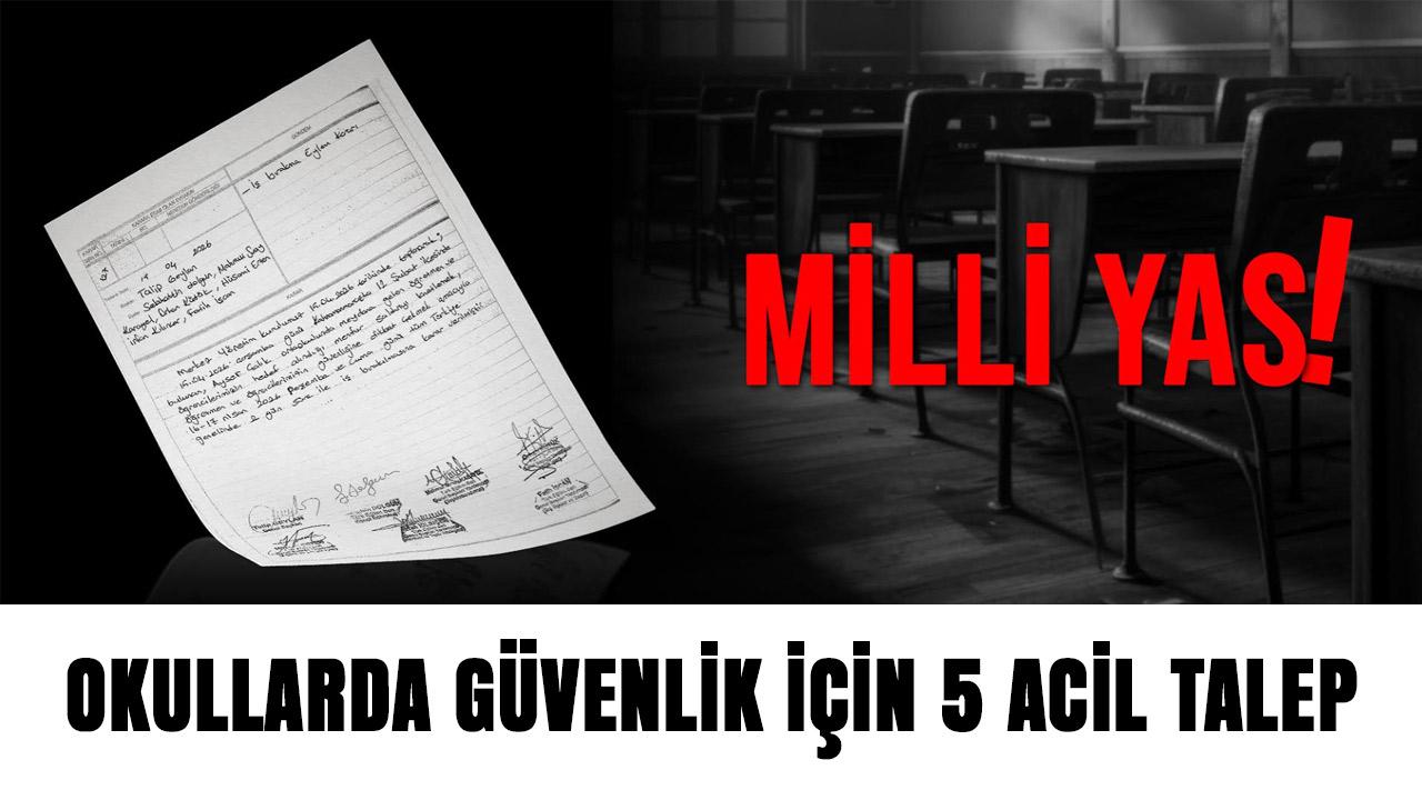 SON DAKİKA: OKULLARDA SİLAH DEHŞETİ! "YETER ARTIK, MİLLİ YAS İLAN EDİLSİN!"