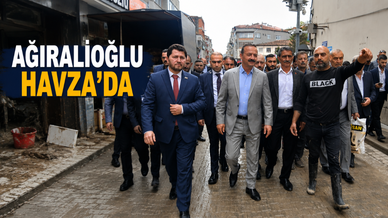Ağıralioğlu Sel Vuran Havza’da Esnafı Dinledi