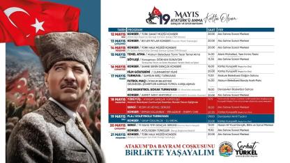 Atakum’da 19 Mayıs Coşkusu Bir Haftaya Yayılıyor: Konserler, Spor Turnuvaları ve Gençlik Yürüyüşü
