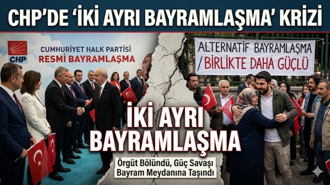 CHP’DE "İKİ AYRI BAYRAMLAŞMA" KRİZİ: AYNI GÜN, İKİ FARKLI ADRES!