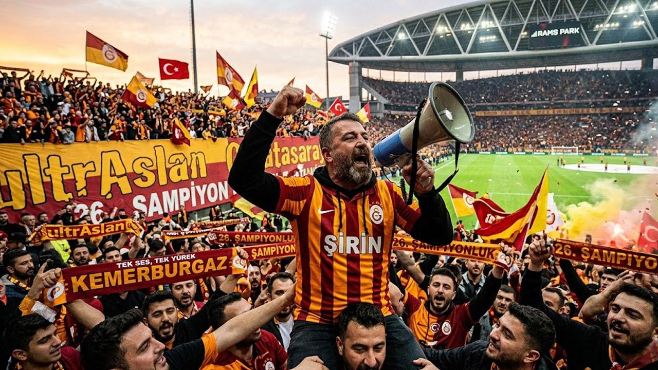 Galatasaray’ın 26. Zaferinde "Tribün" İmzası: Şampiyonluk Sebahattin Şirin’e Yazar!