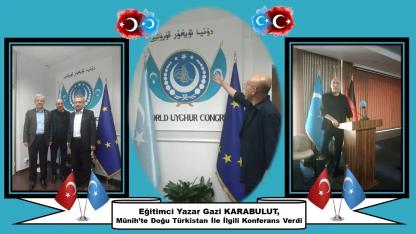 Gazi Karabulut Münih’te Doğu Türkistan’ı Anlattı: ‘30 Milyona Yakın Türk Asimilasyon Tehlikesiyle Karşı Karşıya’