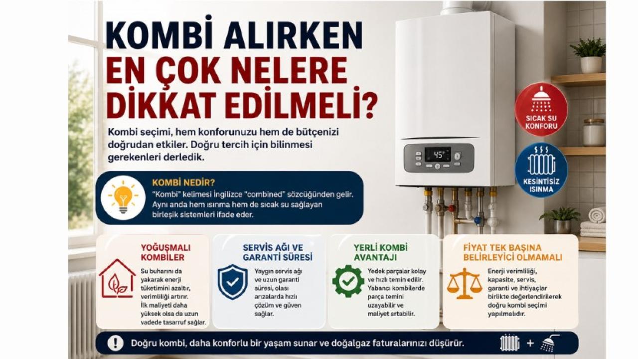 Kombi Alırken Nelere Dikkat Etmeliyiz?