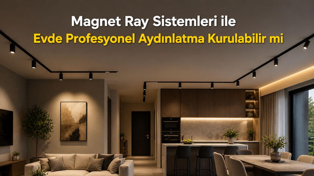 Magnet Ray Sistemleri ile Evde Profesyonel Aydınlatma Kurulabilir mi?