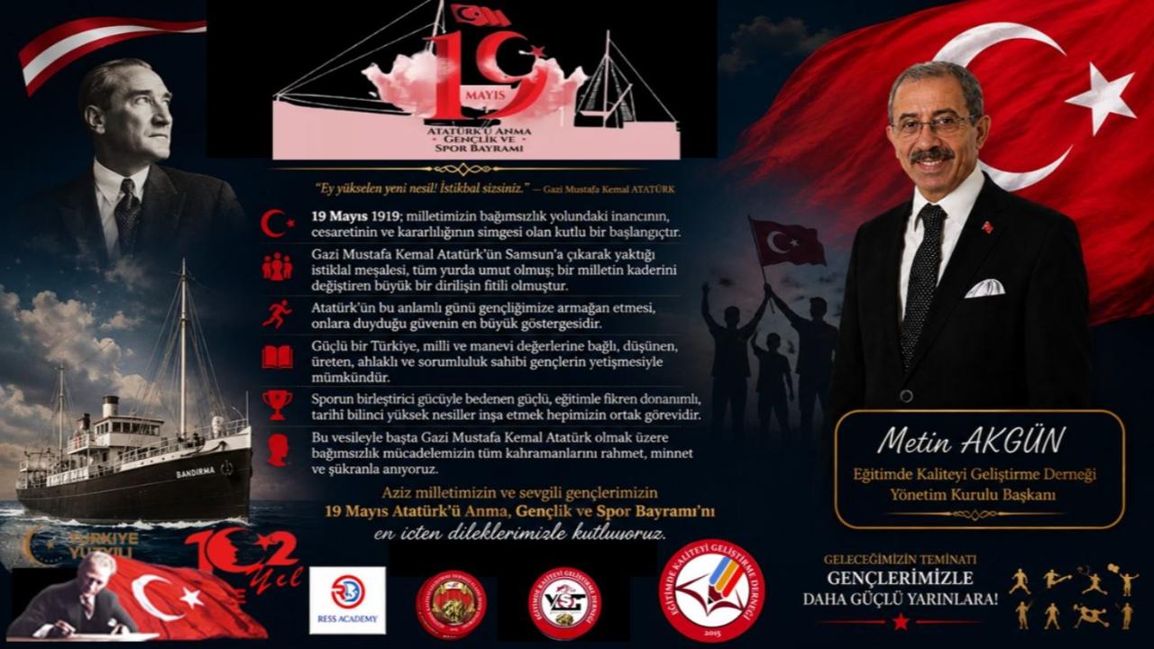 Metin Akgün: 19 Mayıs Sıradan Bir Gün Değildi