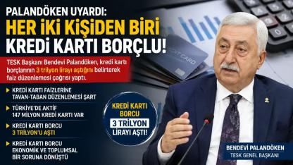 Palandöken Uyardı: Her İki Kişiden Biri Kredi Kartı Borcu Taşıyor