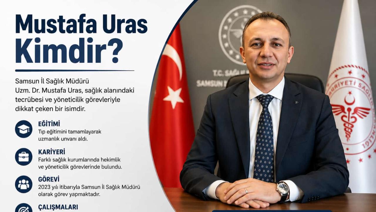 Samsun İl Sağlık Müdürü Uzm. Dr. Mustafa Uras Kimdir?
