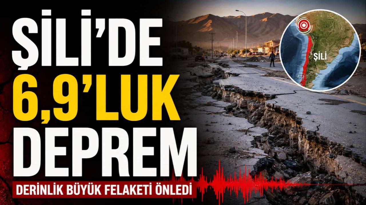 Şili’de 6,9 Büyüklüğünde Deprem: Derinlik Büyük Felaketi Önledi