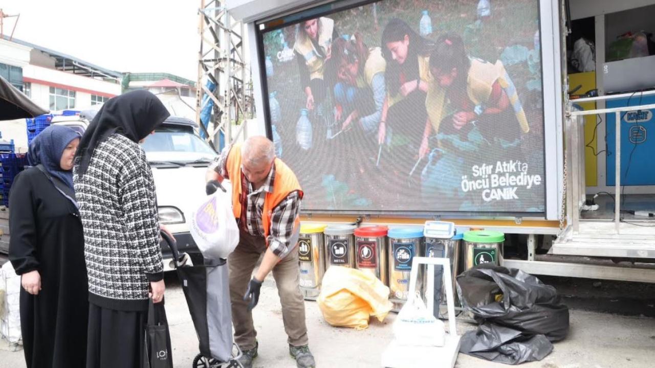 Çöpe Giden Para Artık Geri Dönüyor: Canik'te Atıklar Nakit Kazanca Dönüştü