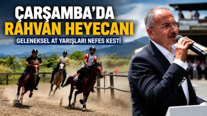 Çarşamba'da Rahvan At Yarışları Nefes Kesti