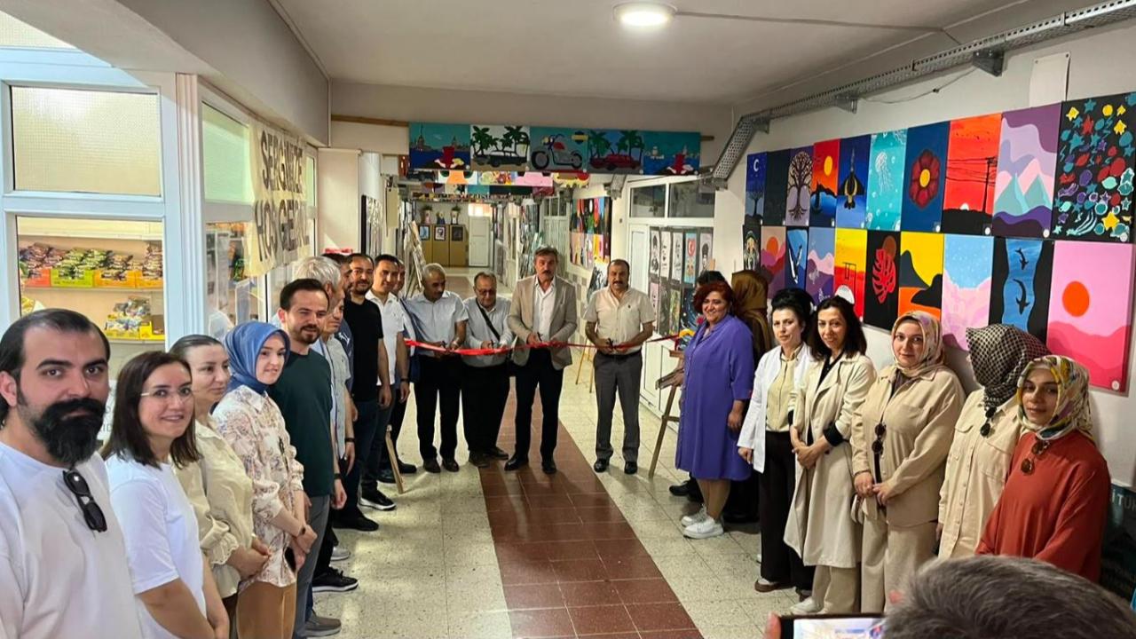 Havza’da Öğrencilerin Eserleri Beğeni Topladı