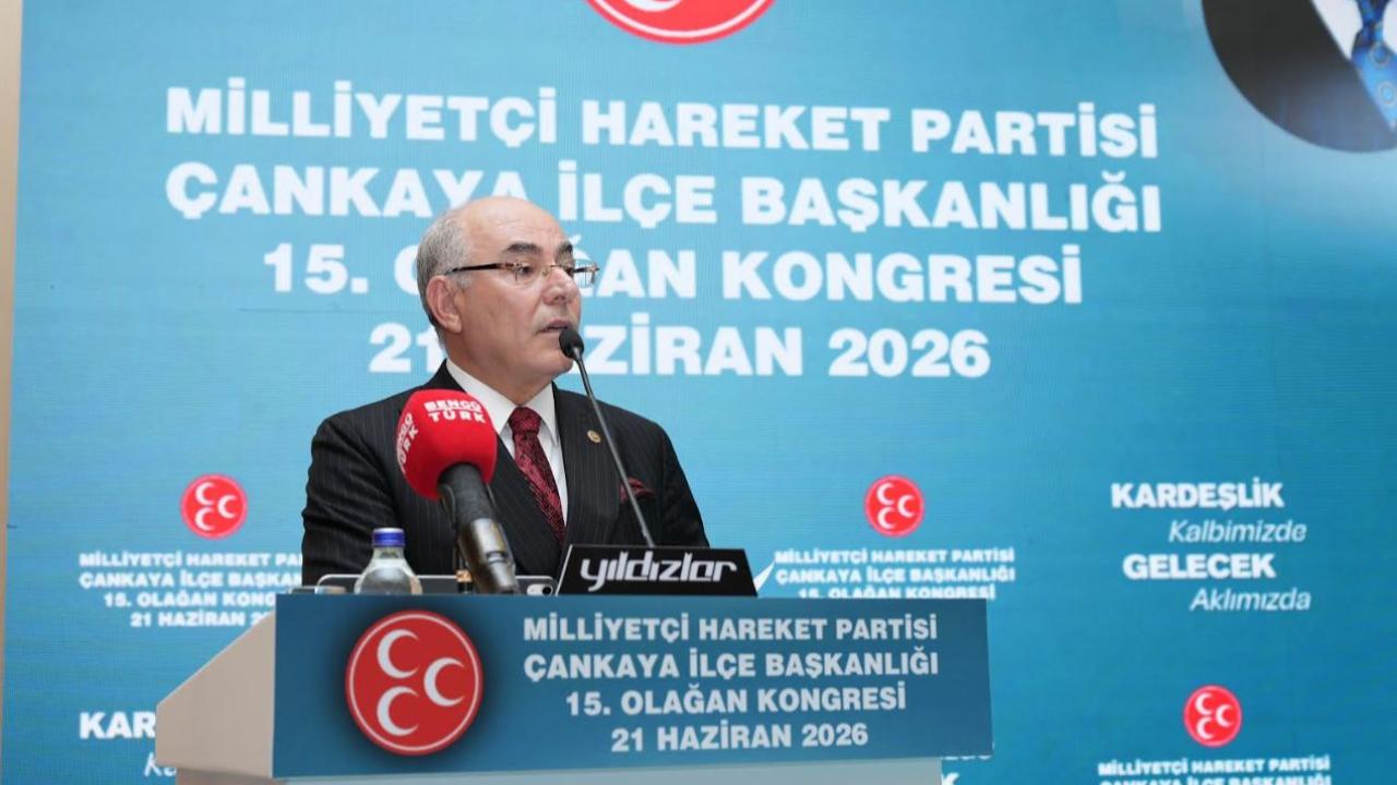 Karakaya'dan Çankaya Kongresinde Birlik ve Terörsüz Türkiye Vurgusu